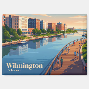 Wilmington Riverfront USA Magnet