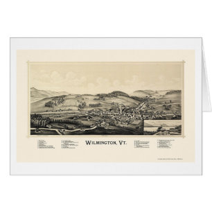 Wilmington, VT Panoramic Map - 1891