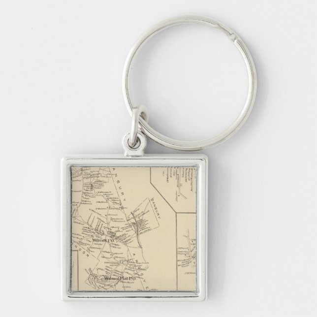 Wilmot, Merrimack County Key Ring (Front)