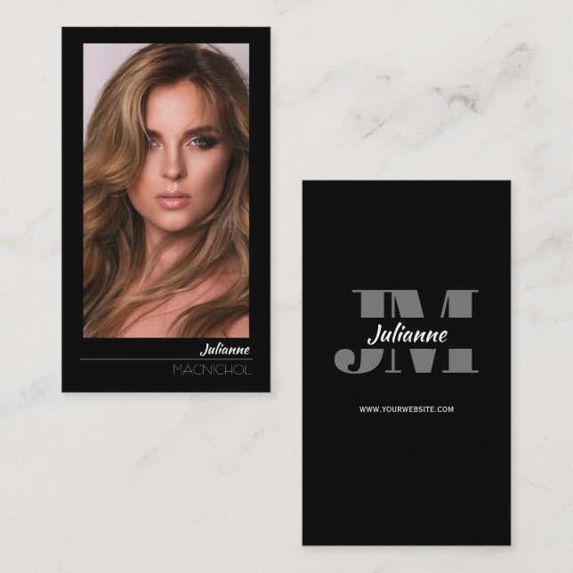 Wilshire Actor Model | Pro Business Calling Card (Front/Back)