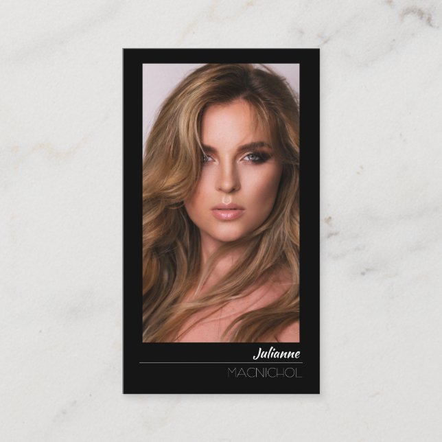 Wilshire Actor Model | Pro Business Calling Card (Front)