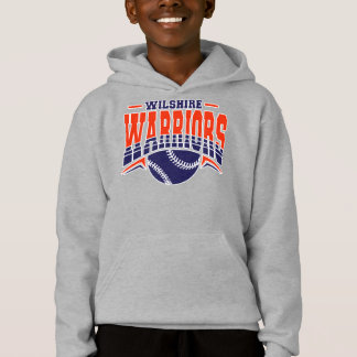 Wilshire Warriors Navy Baseball Logo