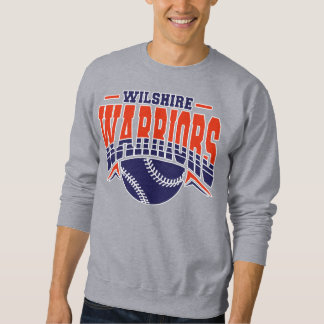 Wilshire Warriors Navy Baseball Logo Sweatshirt