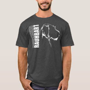 Wilsigns Slovakian Rough Beard Profile Dog Breed  T-Shirt