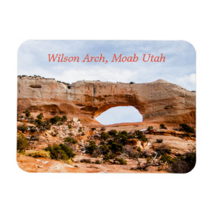 Wilson Arch, Moab Utah Flexible Photo Magnet