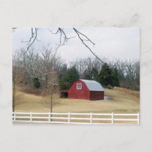 Wilson Barn, Burna Ky Postcard
