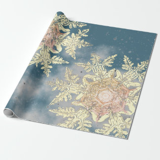 WILSON BENTLEY SNOWFLAKE DESIGN CHRISTMAS  WRAPPING PAPER