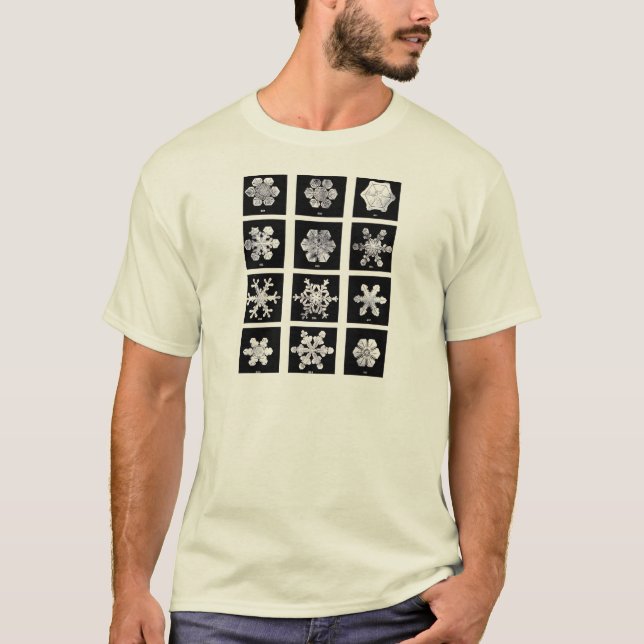 Wilson Bentley Snowflakes T-Shirt (Front)