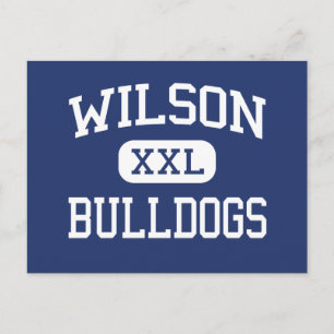 Wilson Bulldogs Middle School Tampa Florida Postcard
