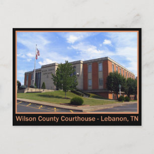 Wilson County Courthouse - Lebanon, TN Postcard
