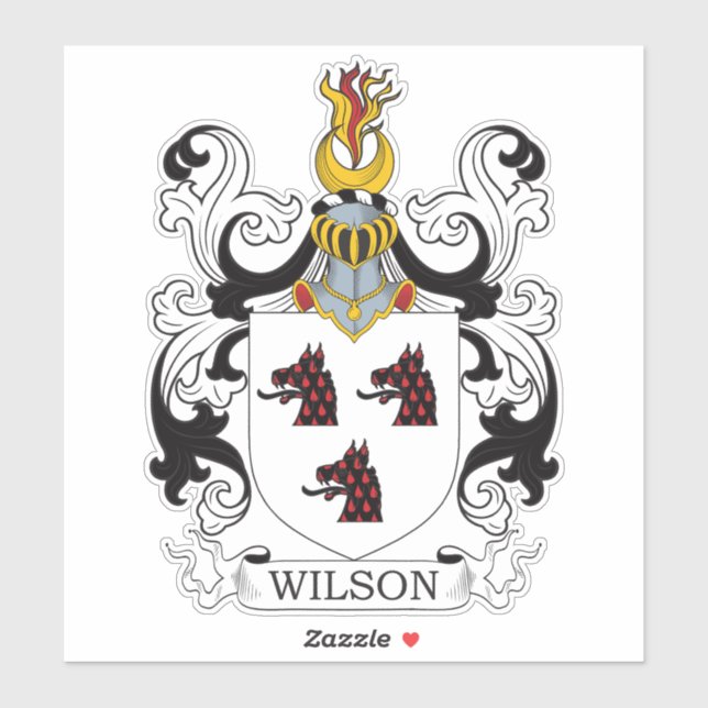 Wilson Family Crest (Sheet)