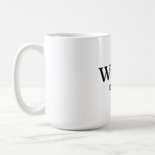 Wilson Family Name Typography Design Coffee Mug
