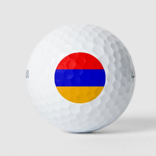 Wilson Golf Ball with flag of Armenia (Front)