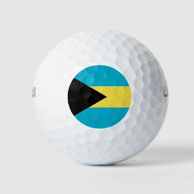 Wilson Golf Ball with flag of Bahamas (Front)