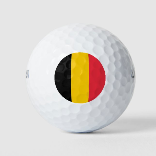 Wilson Golf Ball with flag of Belgium (Front)