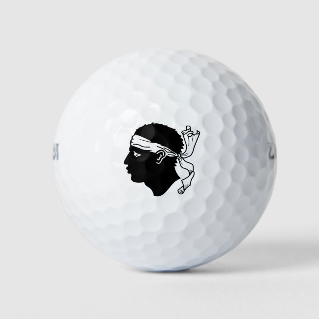 Wilson Golf Ball with flag of Corsica (Front)