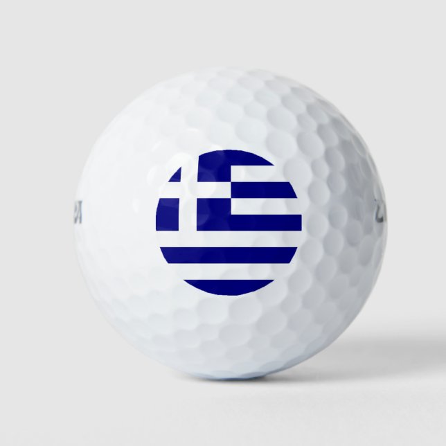 Wilson Golf Ball with flag of Greece (Front)