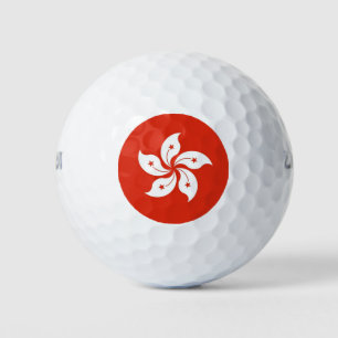 Wilson Golf Ball with flag of Hong Kong