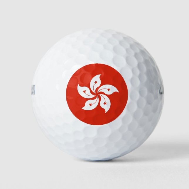 Wilson Golf Ball with flag of Hong Kong (Front)