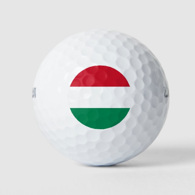 Wilson Golf Ball with flag of Hungary (Front)