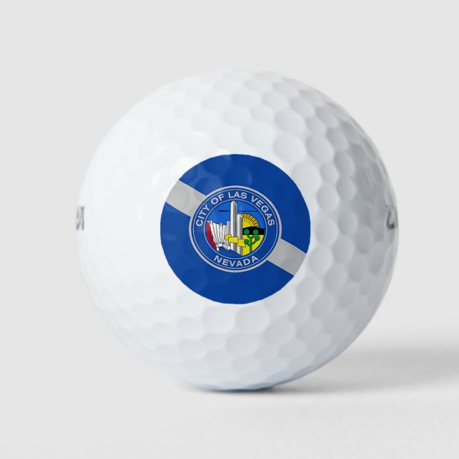 Wilson Golf Ball with flag of Las Vegas (Front)