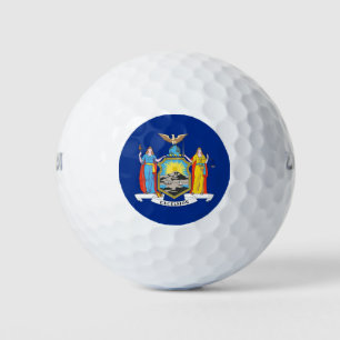 Wilson Golf Ball with flag of New York, USA