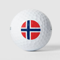 Wilson Golf Ball with flag of Norway