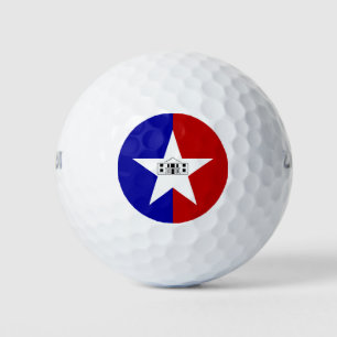 Wilson Golf Ball with flag of San Antonio