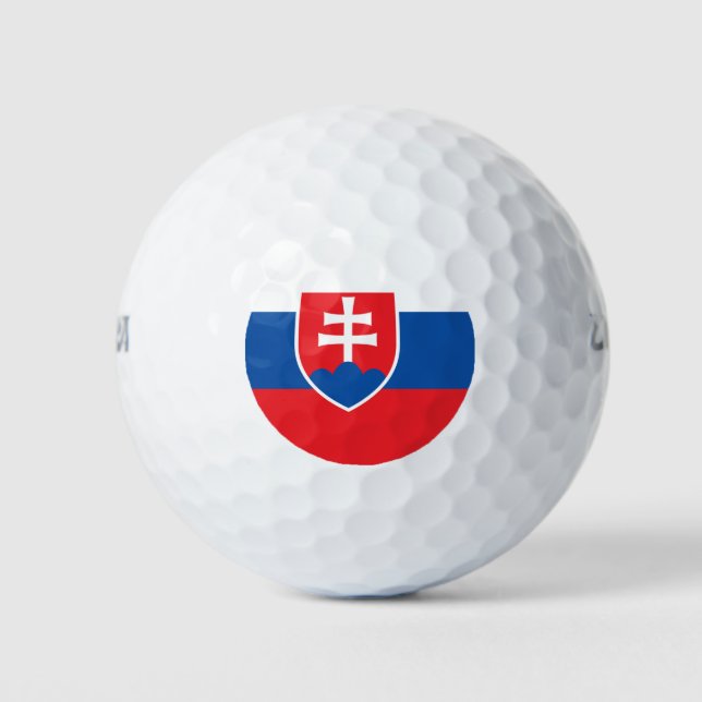 Wilson Golf Ball with flag of Slovakia (Front)