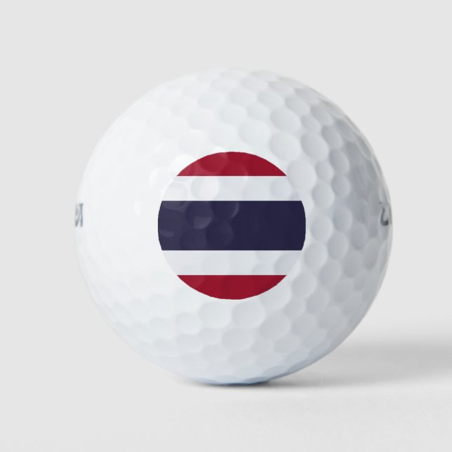 Wilson Golf Ball with flag of Thailand (Front)