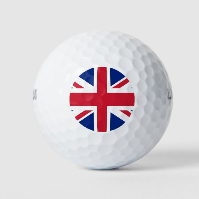Wilson Golf Ball with flag of United Kingdom (Front)