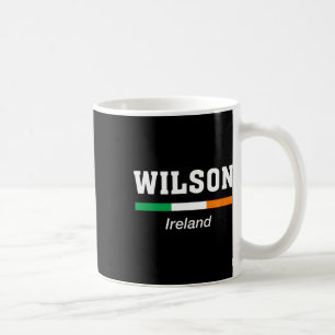 Wilson Irish Family Name St Patricks Day Ireland F Coffee Mug