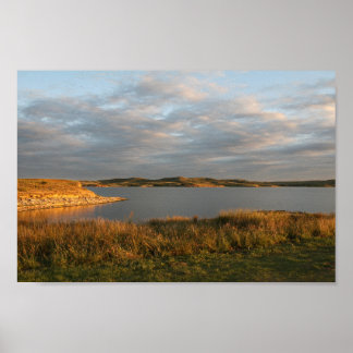 Wilson Lake, Kansas Landscape Poster