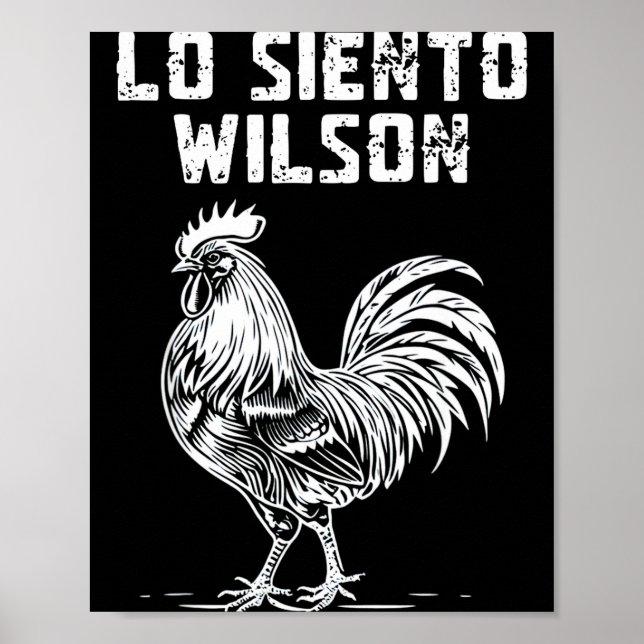 Wilson lo siento  poster (Front)