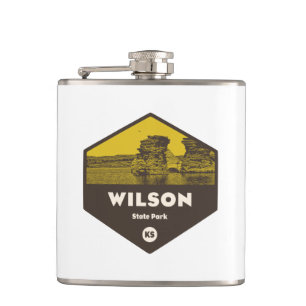 Wilson State Park Kansas Hip Flask