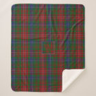 WILSON TARTAN Pattern Monogram BLANKET W