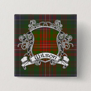 Wilson Tartan Shield 15 Cm Square Badge