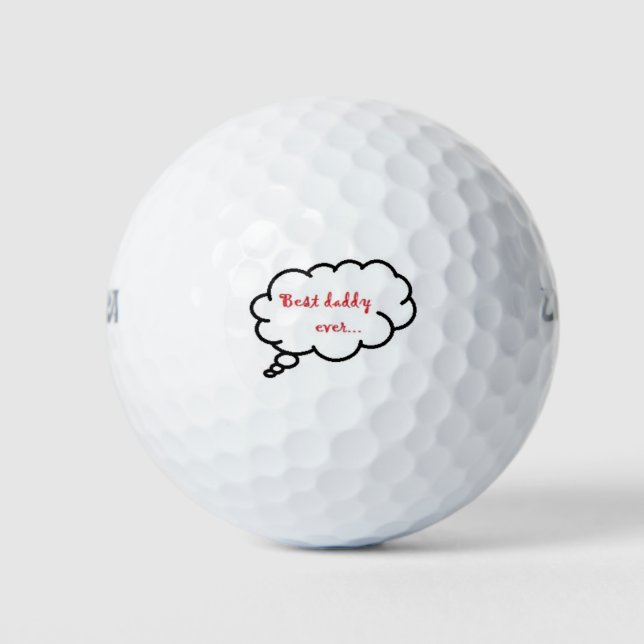 Wilson Ultra 500/Golf Ball/Best Daddy Ever Golf Balls (Front)