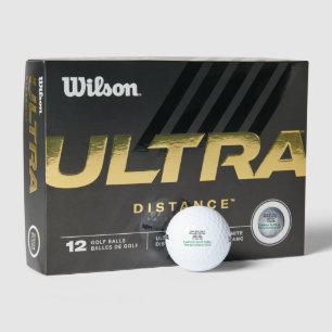 Wilson Ultra Distance Balls - Add Name Heart