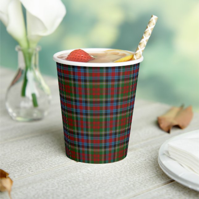 Wilsons 181 Scottish Plaid Pattern Paper Cups (Insitu)