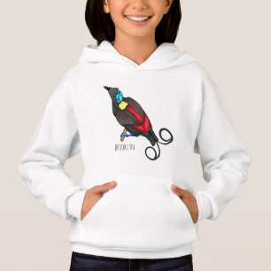 Wilson's bird-of-paradise bird cartoon
