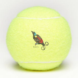 Wilson's bird-of-paradise bird cartoon tennis balls