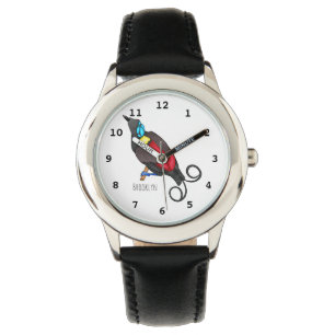 Wilson's bird-of-paradise bird cartoon  watch