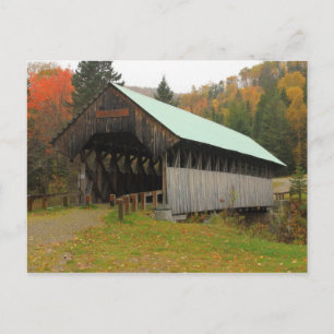 Wilsons Mill Covered Bridge Maine Postcard