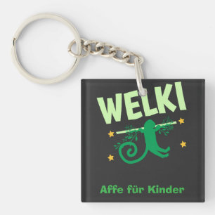 Wilted monkey key ring