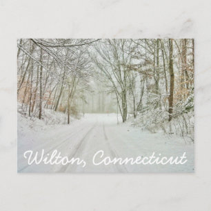 Wilton Connecticut Stamp Postcard