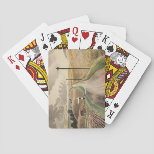 Wiltshire Landscape (by Eric Ravilious) Playing Cards