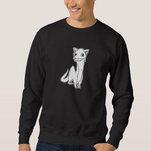 Wily Weasel - Furry Woodland Creatures Premium Sweatshirt (Front)