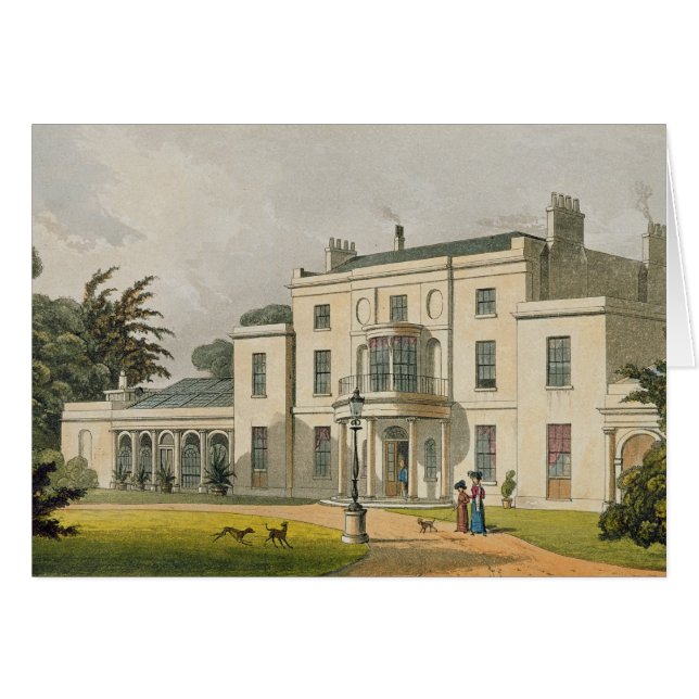 Wimbledon House, from Ackermann's 'Repository of A (Front Horizontal)