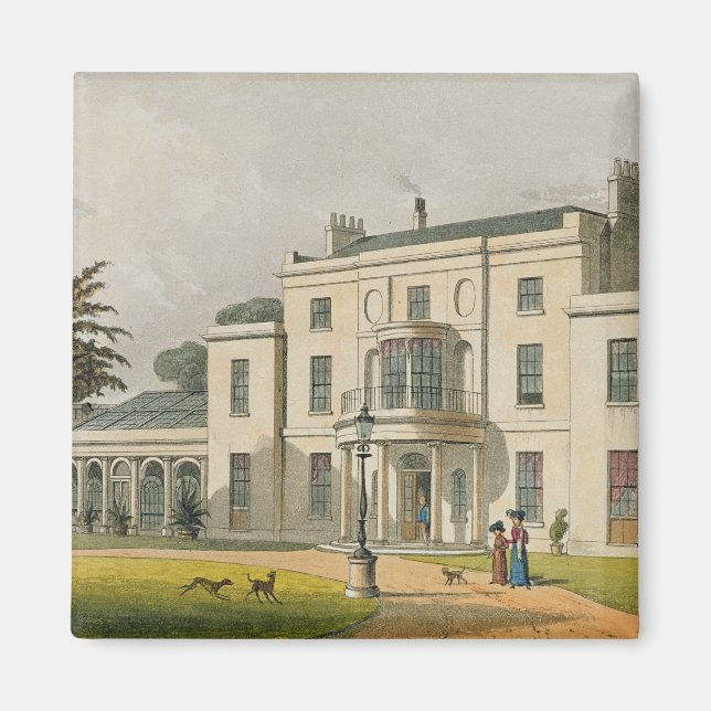 Wimbledon House, from Ackermann's 'Repository of A Magnet (Front)